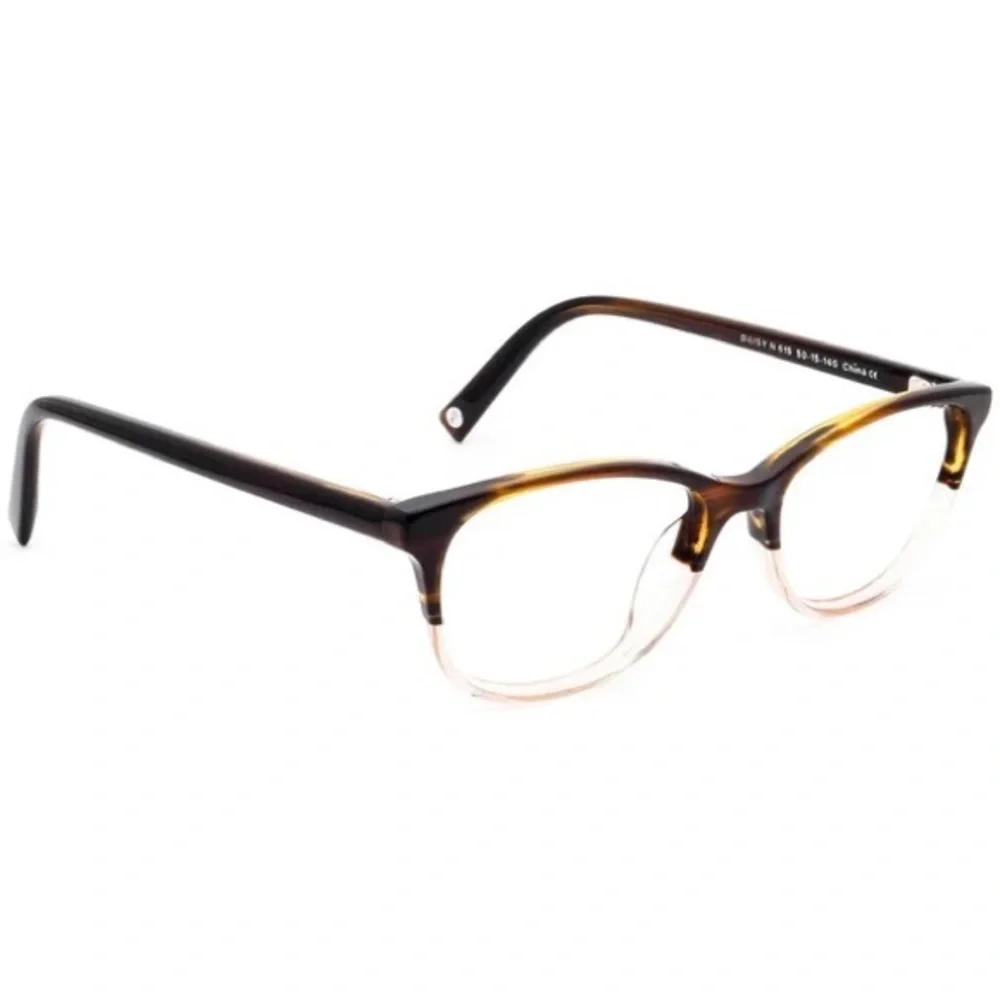 Warby Parker Daisy M 615 Tortoise & Clear Eyeglasses Frames